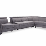 Lorens Sectional w/recliner, bed, bar