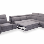 Lorens Sectional w/recliner, bed, bar Gallery 2