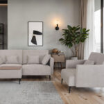 Monroe BEIGE Living room