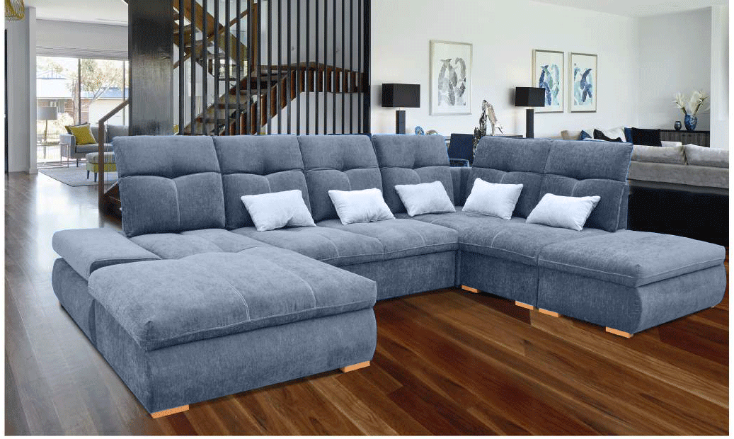 Opera Sectional Left with bed and storage