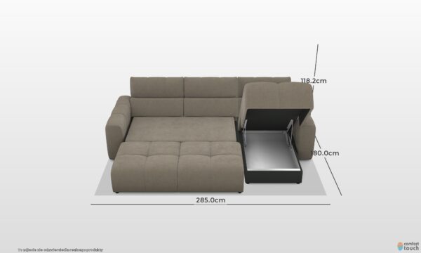 Univers Sectional w/bed, recliner and storage Gallery 3
