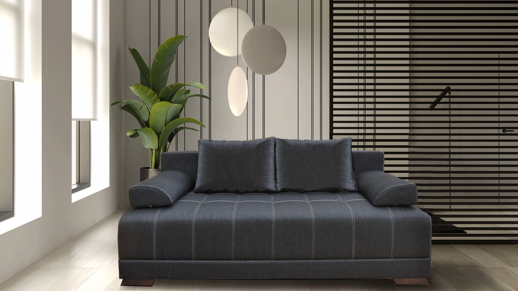 Brooklyn Sofa bed and storage Gallery 1