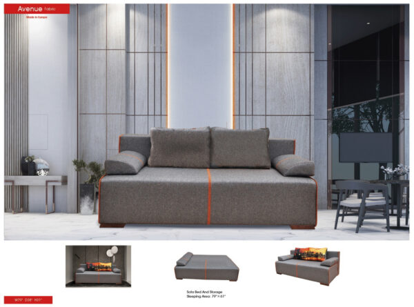 Avenue Sofa bed and storage Gallery 2