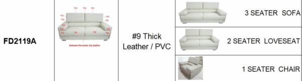 2119 Sofa, Loveseat, Chair Gallery 2