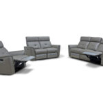 8501 Dark Grey w/Manual Recliner Gallery 2
