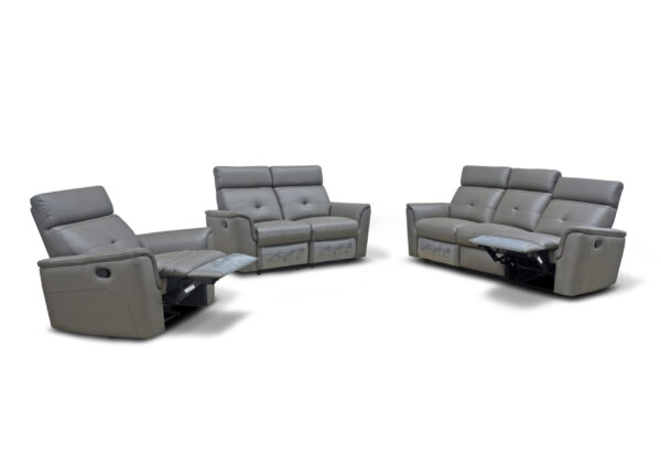 8501 Dark Grey w/Manual Recliner Gallery 2