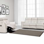 8501 White w/Manual Recliners Gallery 3