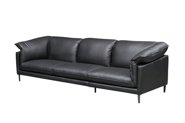 F011 Living Room Set Black Gallery 1