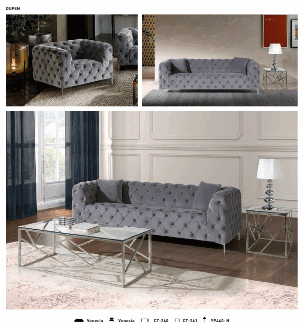 Venecia Sofa & chair, CT-300, LT-3499L, LT-3499S Gallery 3