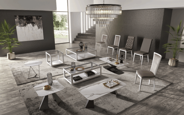 Elite WHITE Entertainment center Additional items Gallery 2