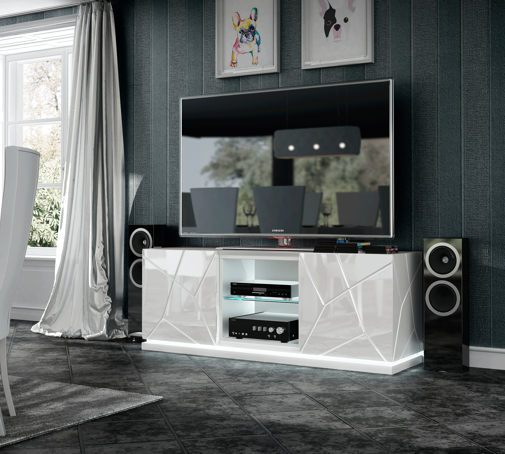 Kiu TV Base w/Light Gallery 1