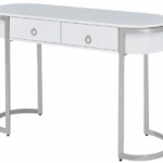 131 Hallway Console Table White/Silver