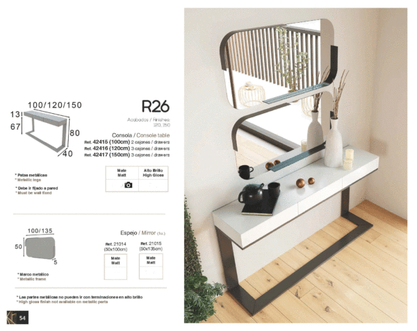 R26 Console Table Gallery 1
