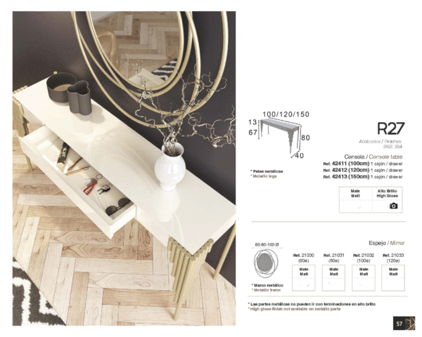 R27 Console Table Gallery 1